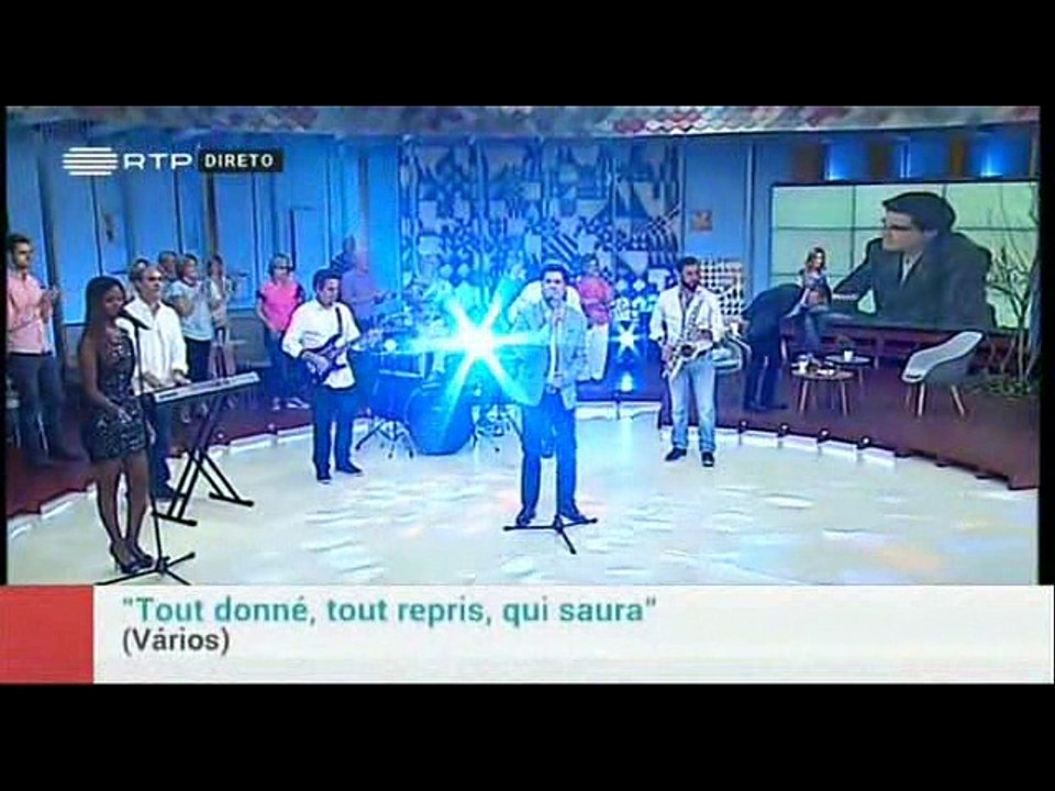 Luis Filipe Reis na praça com o tema - tout donné , tout repris , qui saura