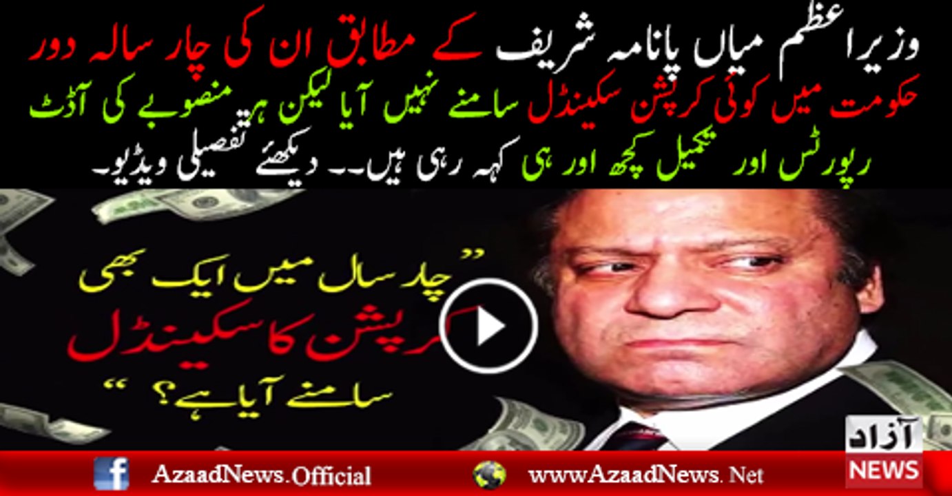 PM Nawaz Sharif Laying on Corruption Scandal