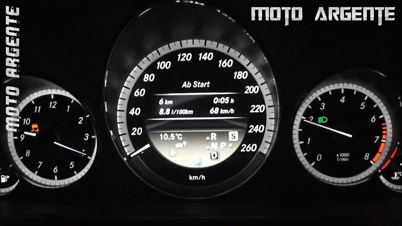 Mercedes E 250 démarrage 0 à 100 km/h