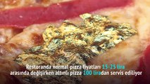 مطعم تركي يقدم بيتزا بشرائح الذهب عيار 24 وبسعر غير متوقع !