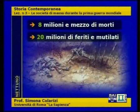 Storia contemporanea - Lez 03 - Le società di massa durante la prima guerra mondiale