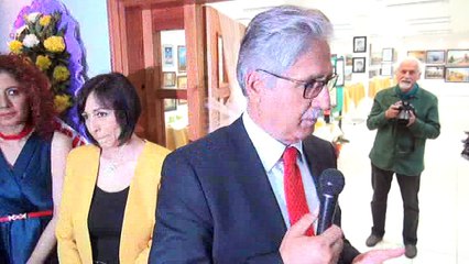 Özbaşakçı resim sergisinde Hüzün ve mutluluk bir aradaydı...