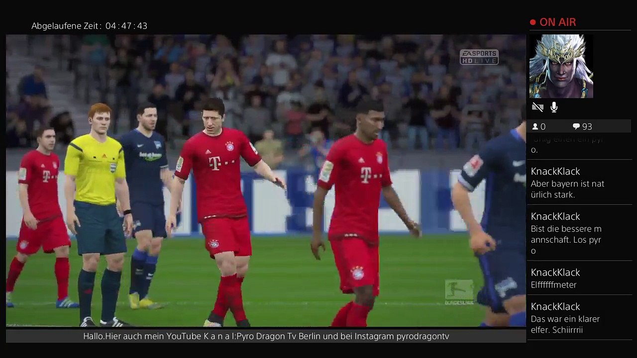 GER/PS4 Pyro DragonTv Fifa16 bis 22Uhr 10EuroPSNKarte zu Gewinnen. (74)