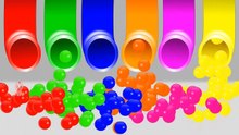 Learning Numbers and Colors for Children with Candy Ball Surpise Eggs _ Colors & Numbers Collection-VP0h
