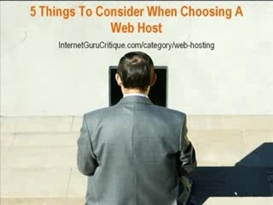 Hostorix: Choosing A Good Web Host