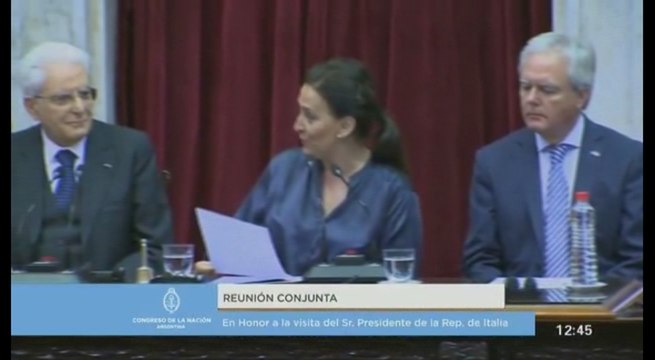 Congreso en Argentina rinde homenaje a Mattarella por lazos comunes con Italia