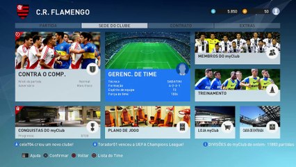 PES 2017 Primeiro Time Flamengo vs Raimundo