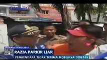 Razia Parkir Liar, Satpol PP dan Petugas Sudinhub Nyaris Baku Hantam