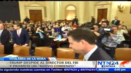 Donald Trump despide al director del FBI, James Comey