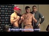 TITO SERRANO VS ALEX SAUCEDO FACE OFF & WEIGH IN - EsNews Boxing