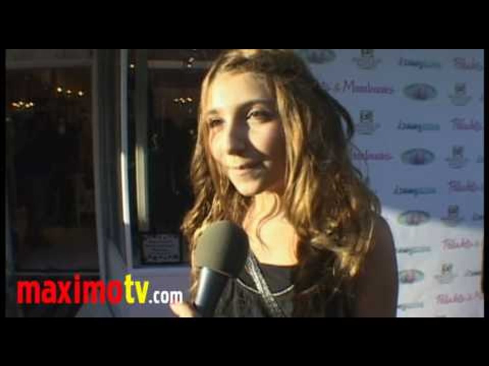 Jennessa Rose Interview at "Children Of The Night" Charity Event August 31, 2010