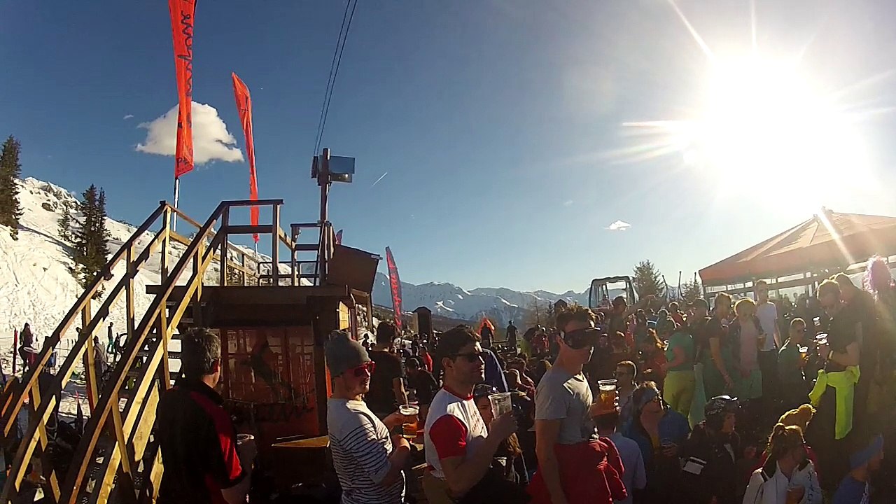 Soleil et Dix degrés. @Les Arcs / Mars 2017