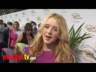 Kathryn Newton Interview at  "Tinker Bell And The Great Fairy Rescue" Premiere