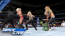HINDI - Naomi & Charlotte Flair vs. Natalya & Carmella: SmackDown LIVE, 2 May, 2017