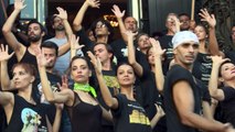 Artistas protestan en Rio de Janeiro por impago de sus salarios