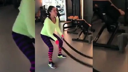 Sunny Leone Hot Gym Workout