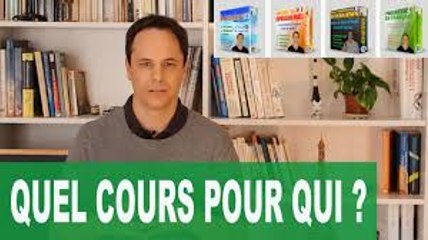 QUEL(S) COURS POUR QUI - (SI TU NE SAIS PAS QUEL(S) COURS ACHETER)