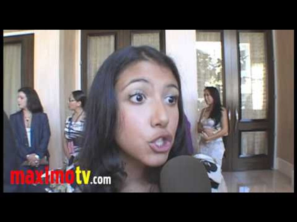 Caitlin Sanchez DORA THE EXPLORER Interview at IMAGEN AWARDS 2010