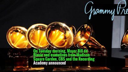 Grammy Awards Returning to New York After 15 Years Away -