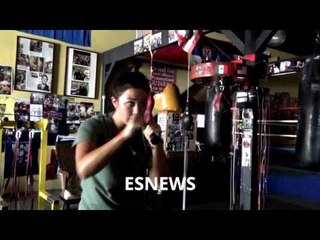 SnowqueenLA Working Out - esnews boxing
