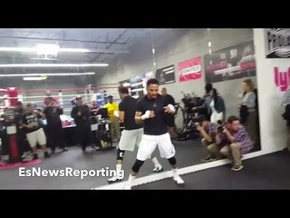 ANDRE WARD LOOKING MASSIVE!! UNVEILS NEW SIZE & BULGING ARMS FOR SERGEY KOVALEV WHILE SHADOW BOXING