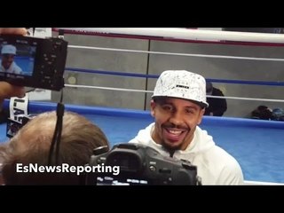 ANDRE WARD RECALLS BEING IN MAYWEATHER PRESENCE AS HE IS IN SHAKUR STEVENSON'S YOUNG CAREER - EsNews