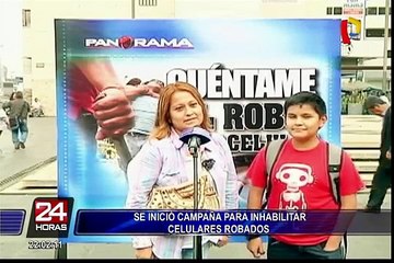 Se inició campaña para inhabilitar celulares robados