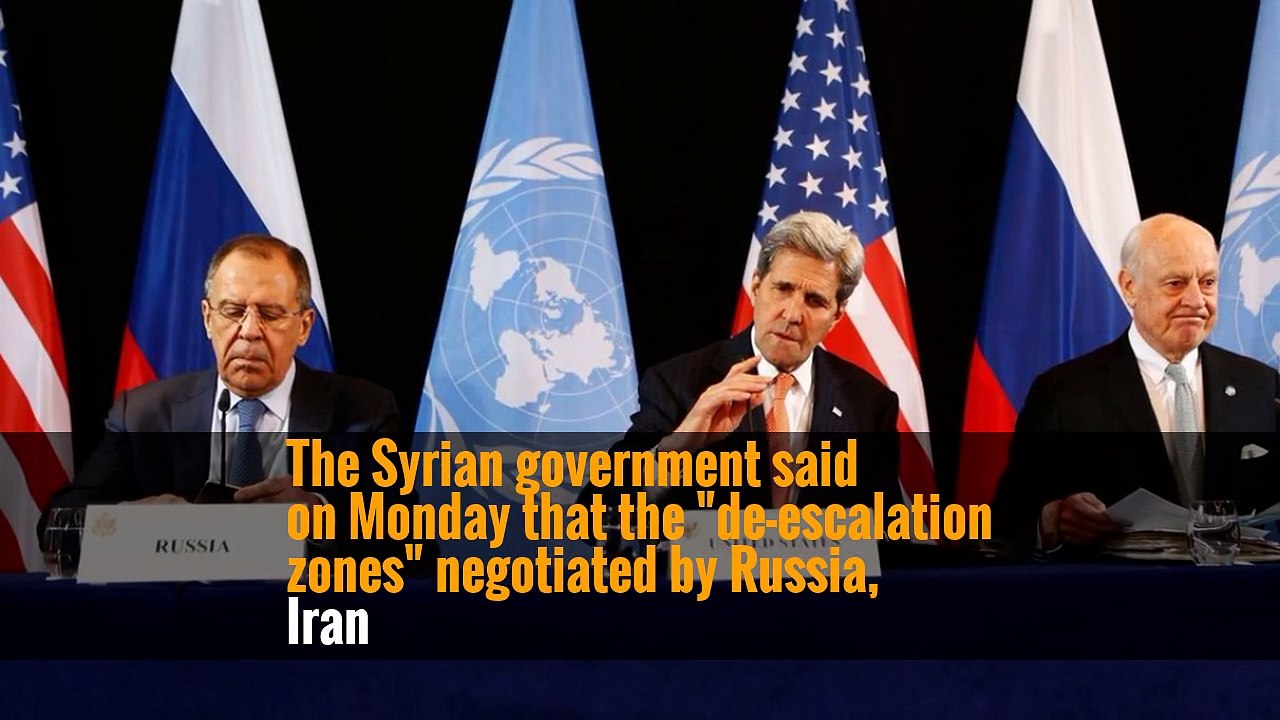 Syria Rejects U.N. Monitoring Role in ‘De-Escalation Zones’