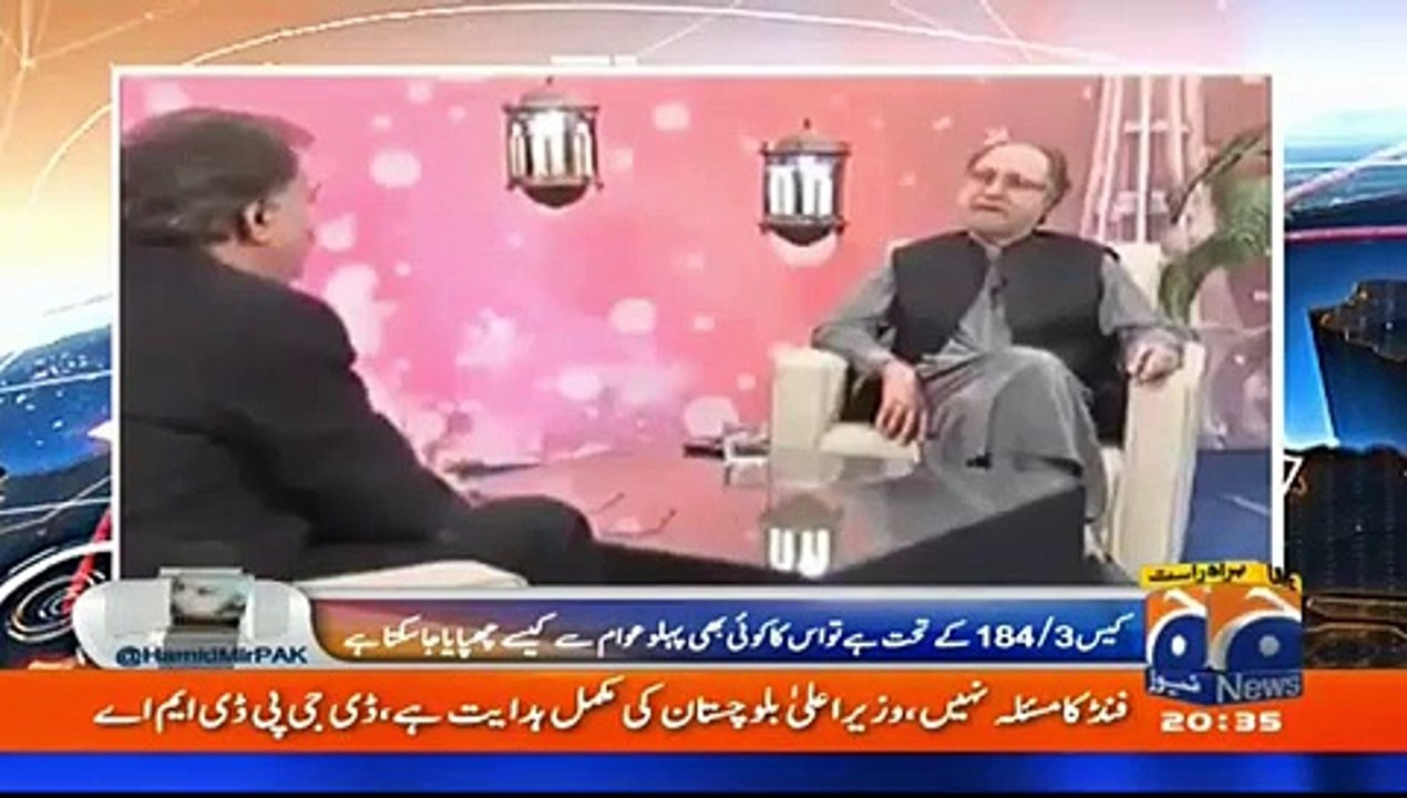 Hamid Mir played a Clip of Nawaz Sharif took Money from Osama Bin Laden