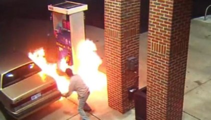 Man Sets Gas Station On Fire After Trying To Kill Spider