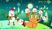 Christmas Jingle Bells Snow Mon Finger Family Nursery Rhymes Songs Animated Cart
