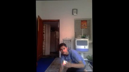 rubiks cube through on air and solve it