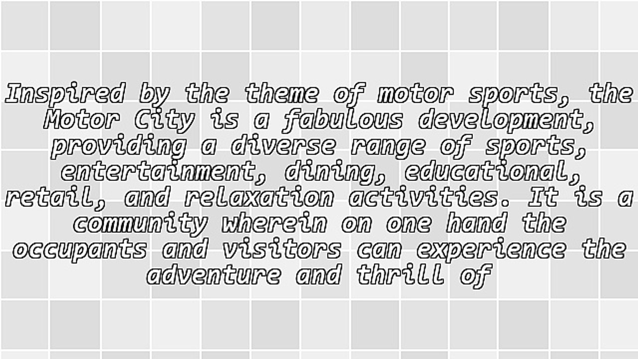 A Variety of Residential Options Provided by Dubai Motor City