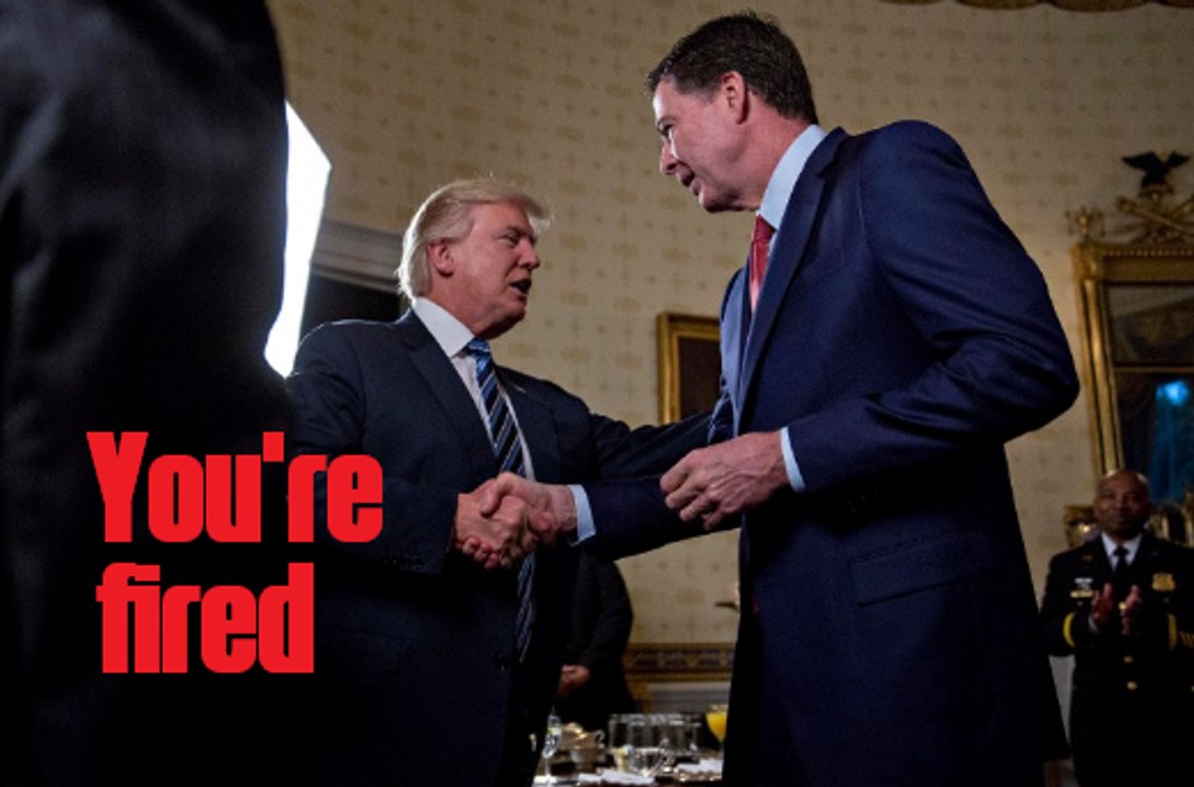 Donald Trump vire le patron du FBI James Comey