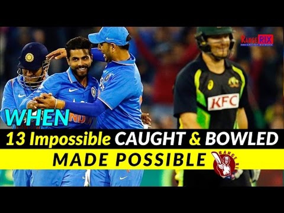 13 Impossible Caught and Bowled in Cricket Ever
