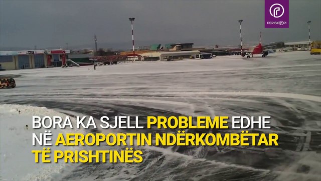 Bora ka sjell probleme edhe në aeroportin ndërkombëtar të prishtinës