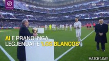 Ronaldo prezanton 'Topin e Artë' para tifozëve në Santiago Bernabeu