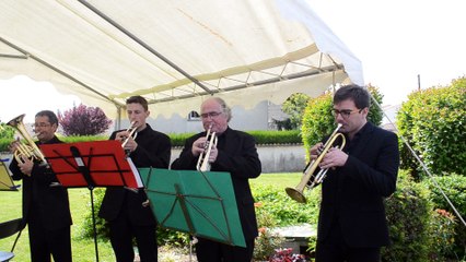 L'association Cuivres en Charente, cérémonie du 8 mai 2017