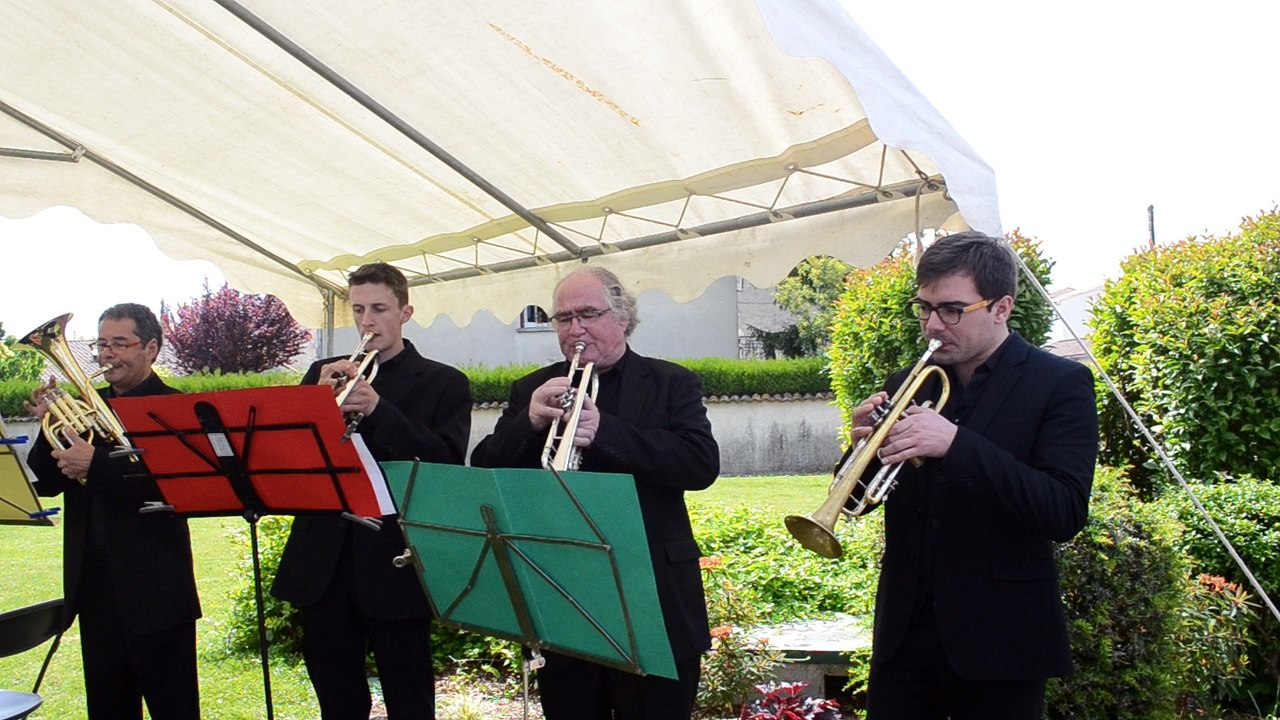 L'association Cuivres en Charente, cérémonie du 8 mai 2017