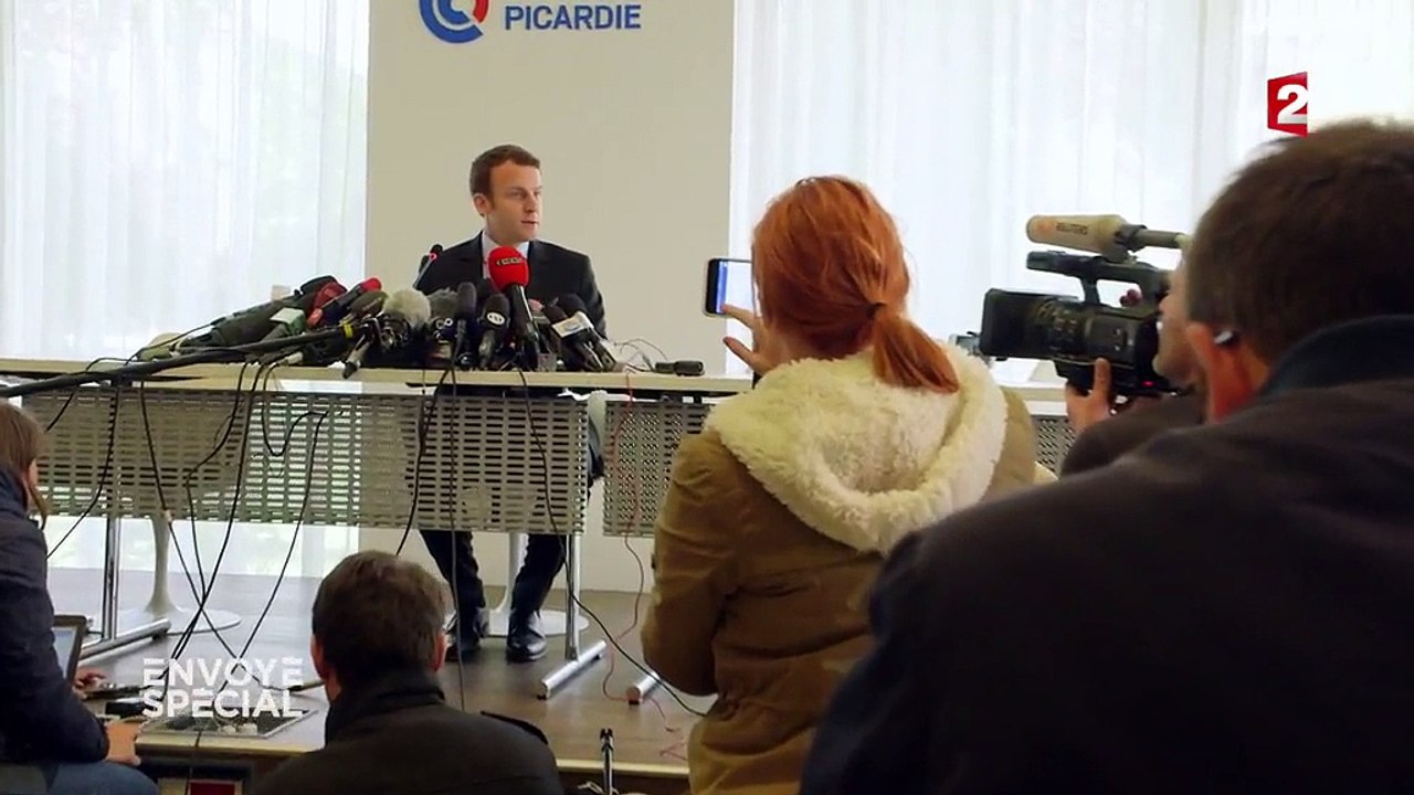 A Whirlpool, dans la tête d'Emmanuel Macron : "Si à ce moment-là je décide de ne pas aller à Whirlpool, je perds la campagne" - Envoyé Spécial