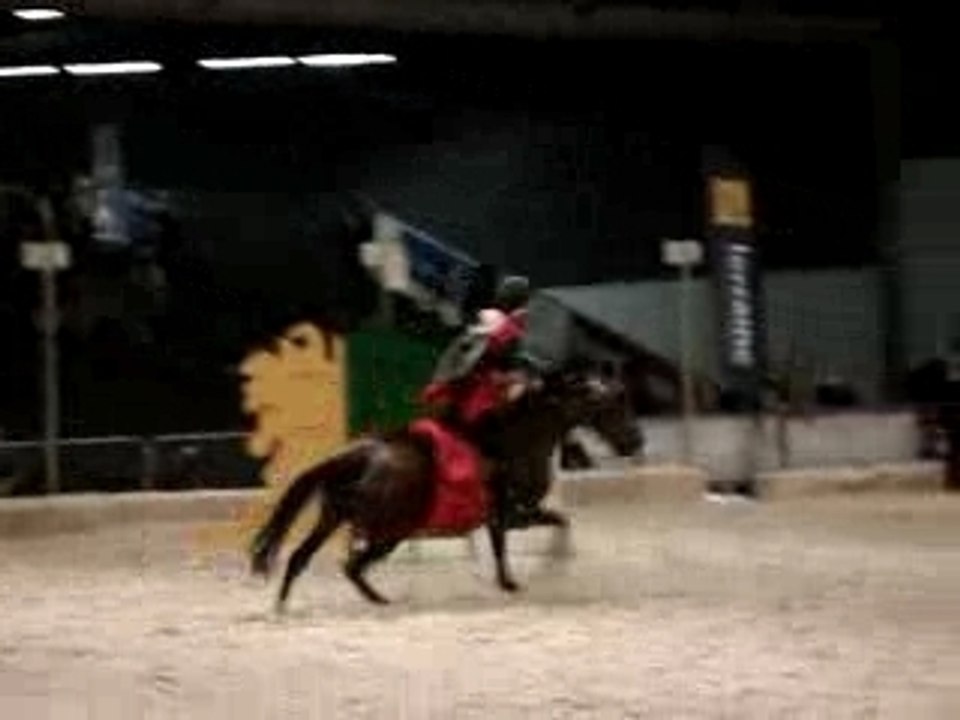 Manon et Catherine pendant le tour d'honneur