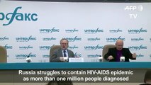 Over one million cases of HIV diagnosed in Russia