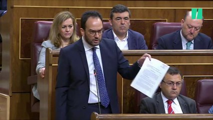 Antonio Hernando pregunta a Mariano Rajoy por los casos de corrupción