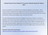 Global Exhaust Gas (Catalytic) Converter Market Research Report 2017