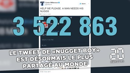 Le tweet de «Nugget boy» est désormais le plus partagé de l'histoire
