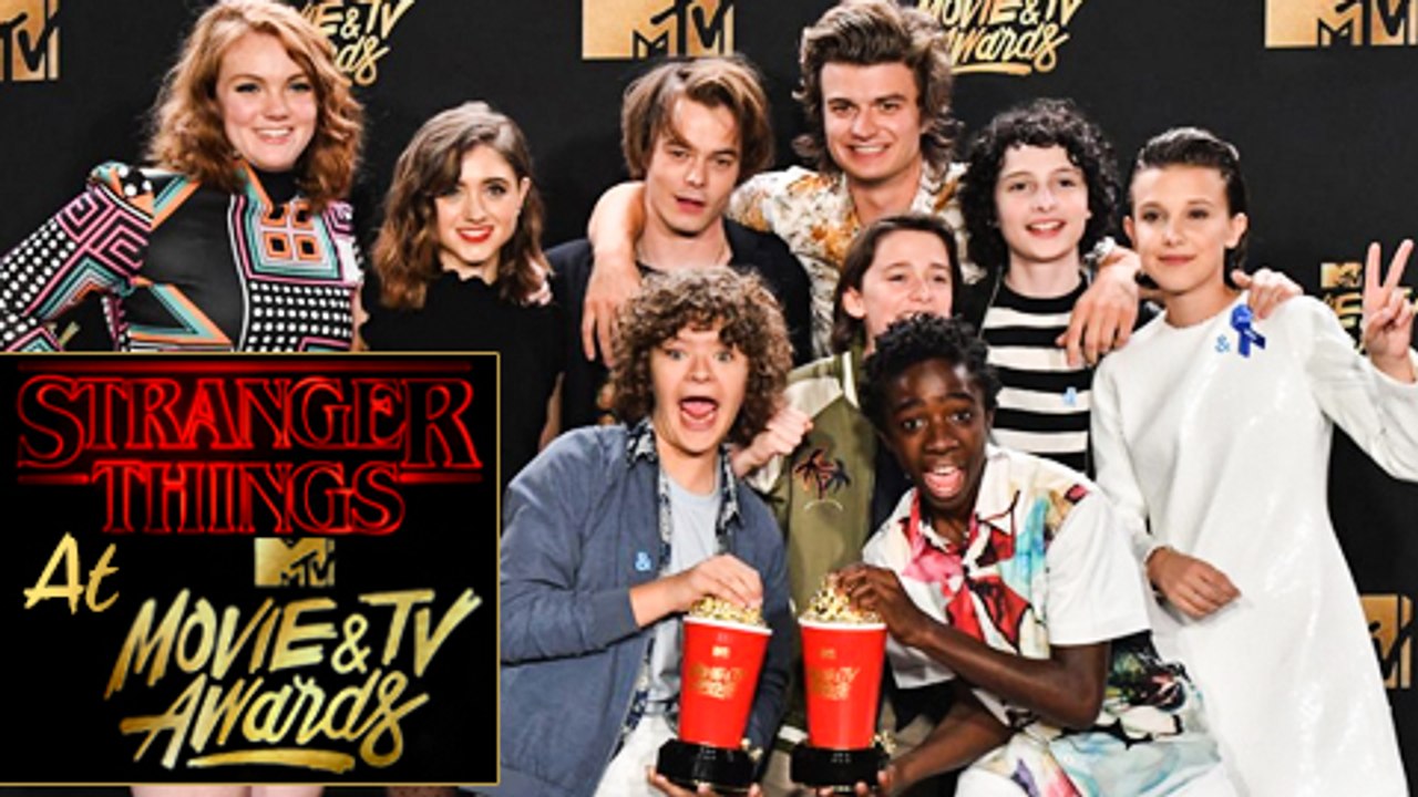 STRANGER THINGS' Cast At The MTV Movie & TV Awards | Wins 'Show Of The Year' Award