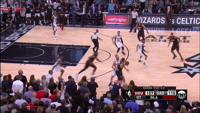 Manu Ginobili contre James Harden au buzzer !