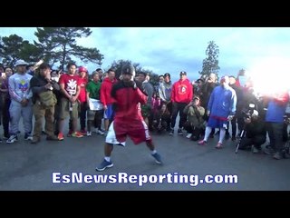 MANNY PACQUIAO'S SPEED IS LIGHTNING FAST 7 DAYS AWAY FROM NOV. 5TH PPV SHOWDOWN!!