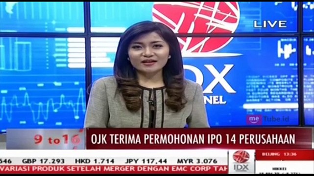 OJK Terima Permohonan IPO 14 Perusahaan