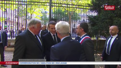 Arrivée d'Emmanuel Macron